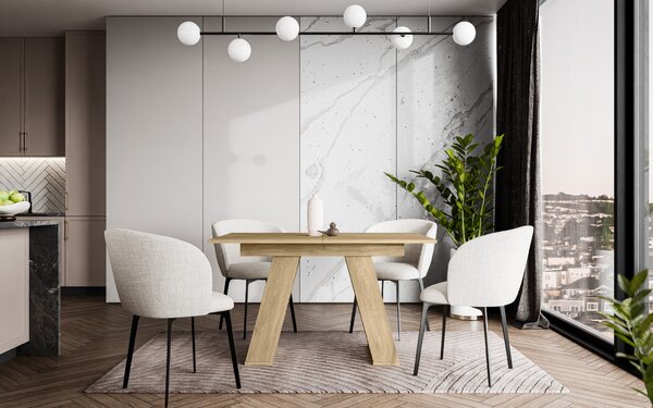 Rozkládací jídelní stůl BEJA Kombinace barev: Beja table 2738 wood
