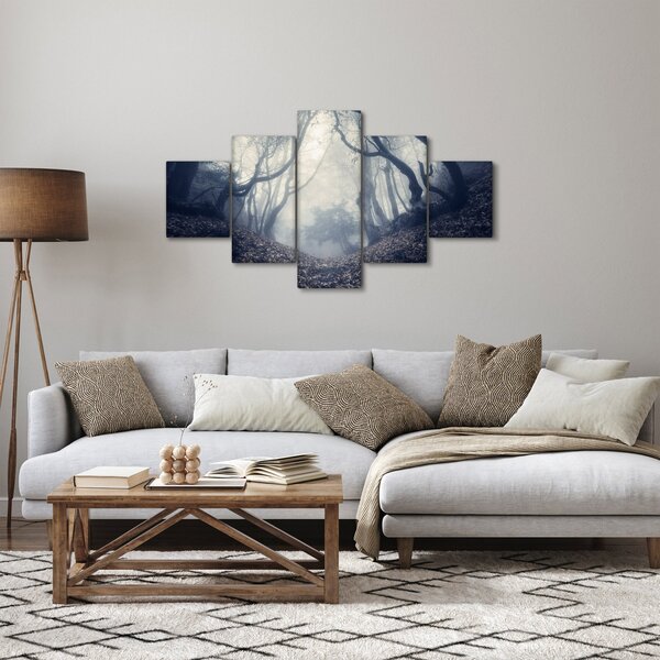 Obraz - Les v mlze (125x70 cm)