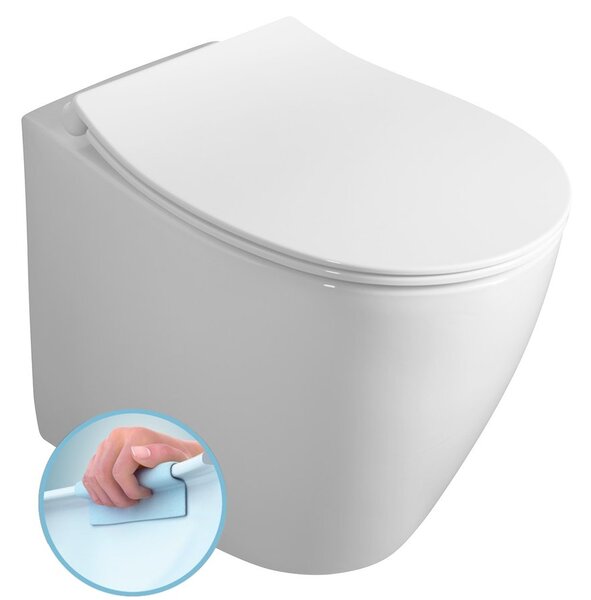 Isvea SENTIMENTI stojící WC Rimless, 36x52 cm, bílá (SmartFixPlus)