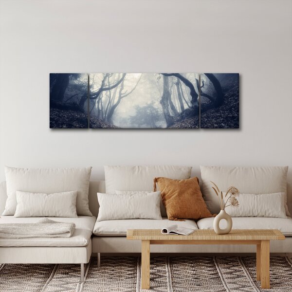 Obraz - Les v mlze (170x50 cm)