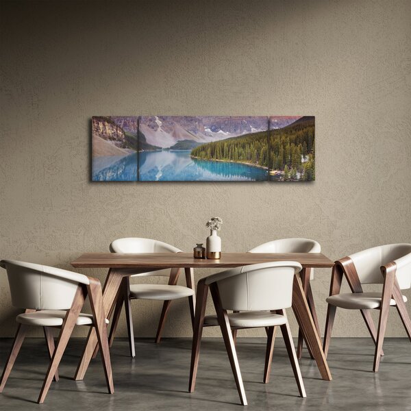Obraz - Horská kanadská krajina (170x50 cm)