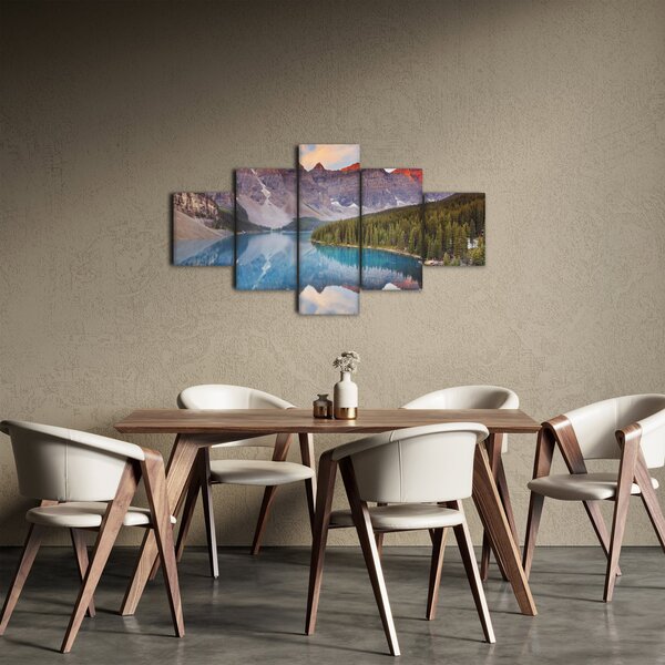 Obraz - Horská kanadská krajina (125x70 cm)
