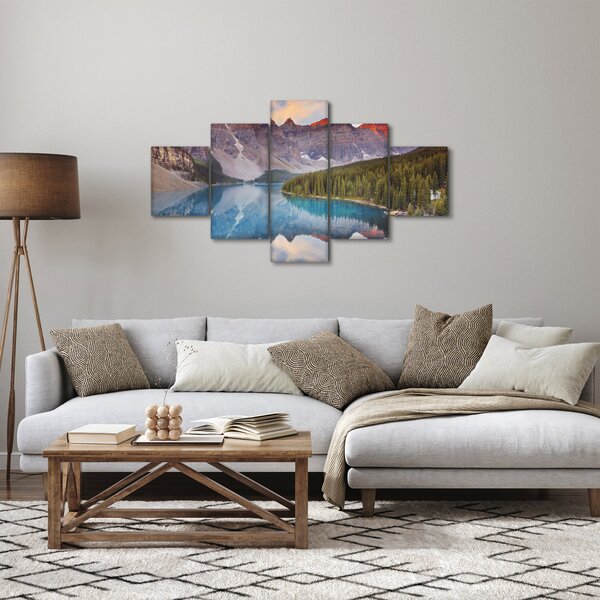 Obraz - Horská kanadská krajina (125x70 cm)