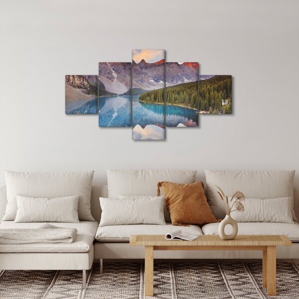 Obraz - Horská kanadská krajina (125x70 cm)