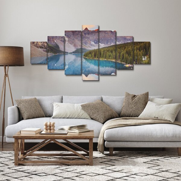 Obraz - Horská kanadská krajina (210x100 cm)