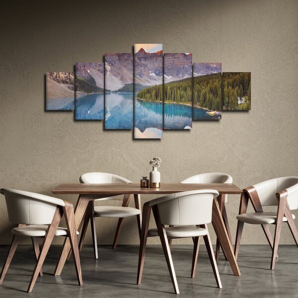 Obraz - Horská kanadská krajina (210x100 cm)