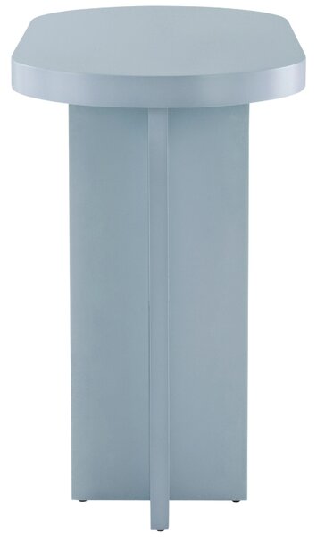 Jotex Světle modrý lakovaný psací stůl CRUZ MINI 100 x 50 cm