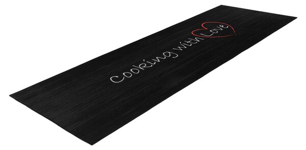 BĚHOUN DO KUCHYNĚ, 60/180 cm, černá Kayoom - Online Only koberce & rohožky, Online Only
