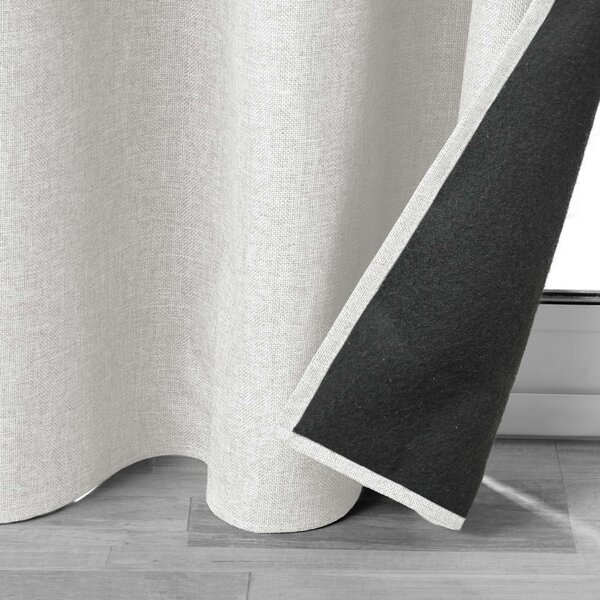 Krémový odhlučňovací závěs 140x260 cm Jupiter – douceur d'intérieur