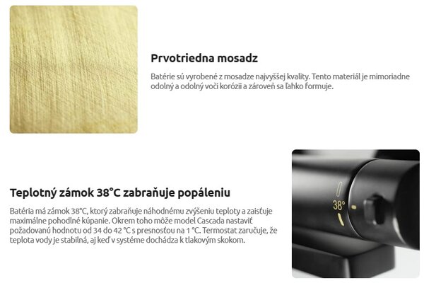 Deante Cascada, termostatická sprchová baterie se sprchovou soupravou, chromová, DEA-NAC_04HT