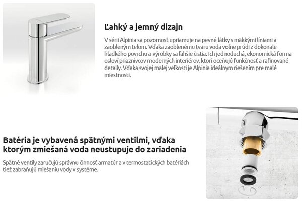 Deante Alpinia, vanová baterie, zlatá lesklá, DEA-BGA_Z10M