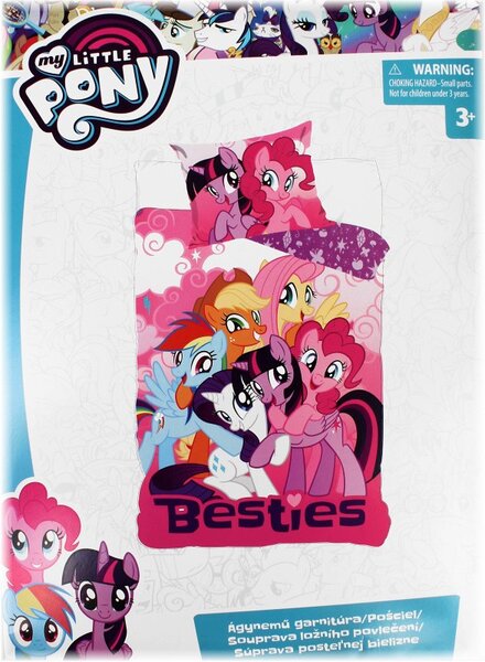 Bavlněné povlečení do dětské postýlky My Little Pony - 90 x 140 cm + 40 x 55 cm