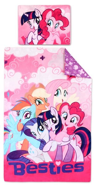 Bavlněné povlečení do dětské postýlky My Little Pony - 90 x 140 cm + 40 x 55 cm