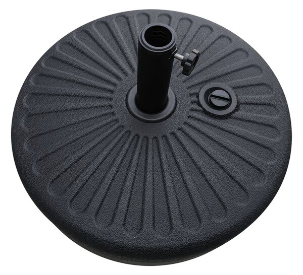 Podstavec pod slunečník Houseland Bixi 56 cm černý