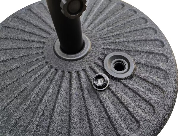 Podstavec pod slunečník Houseland Bixi 56 cm černý