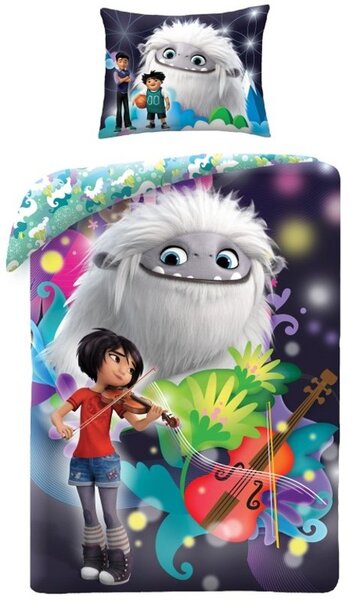 Dětské ložní povlečení Sněžný kluk - Abominable - 100% bavlna - 70 x 90 cm + 140 x 200 cm