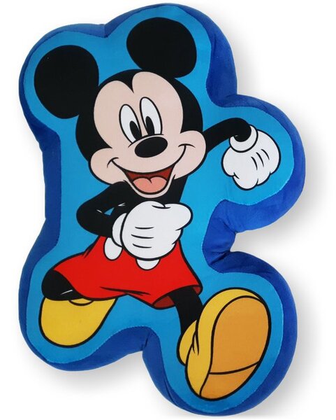Tvarovaný 3D polštář Mickey Mouse - Disney - 37 x 24 cm