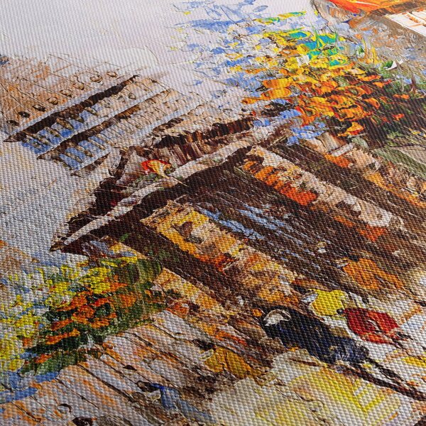 Obraz - Malovaná městká památka (30x30 cm)