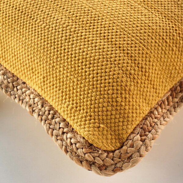 Dekorační polštář s příměsí juty 45x45 cm Akina – douceur d'intérieur