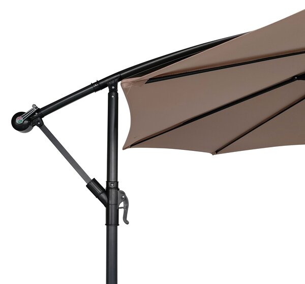Zahradní slunečník Houseland Zynex 300 cm světle hnědý