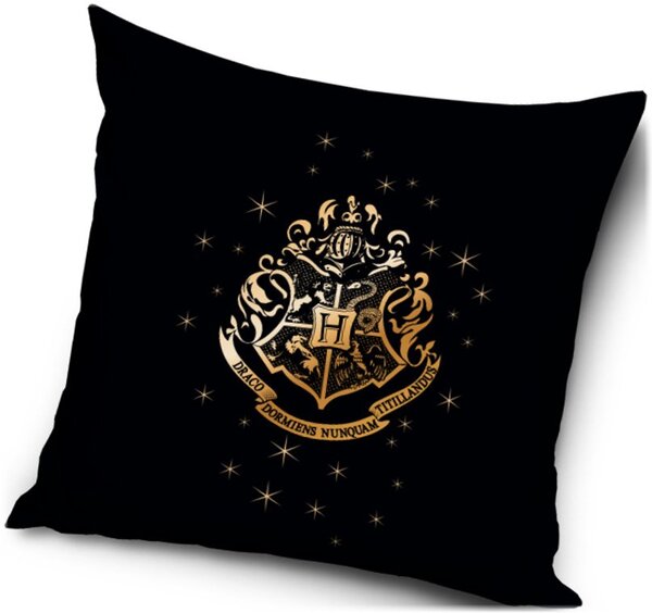 Polštář Harry Potter - motiv Zlatý erb - 40 x 40 cm
