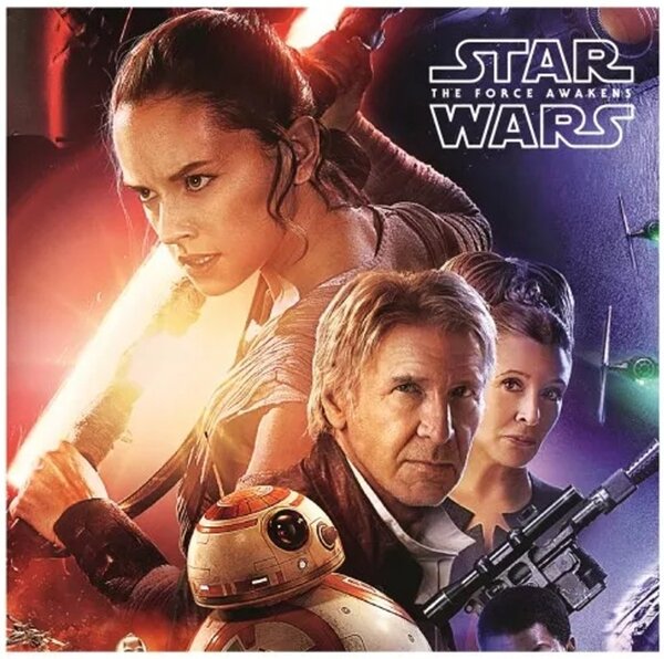 Oboustranný polštář Star Wars - Hvězdné války - motiv The Force Awakens - 40 x 40 cm