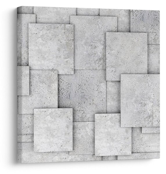 Obraz - Abstrakce betonových kachliček (30x30 cm)
