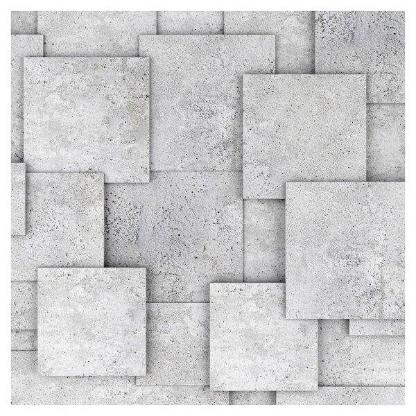 Obraz - Abstrakce betonových kachliček (30x30 cm)