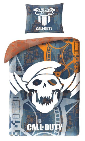 Bavlněné ložní povlečení Call of Duty - motiv Dragonfire - 100% bavlna - 70 x 90 cm+ 140 x 200 cm