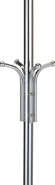 Věšák stojanový DALIDA - 182 cm, kov, lesklý chrom