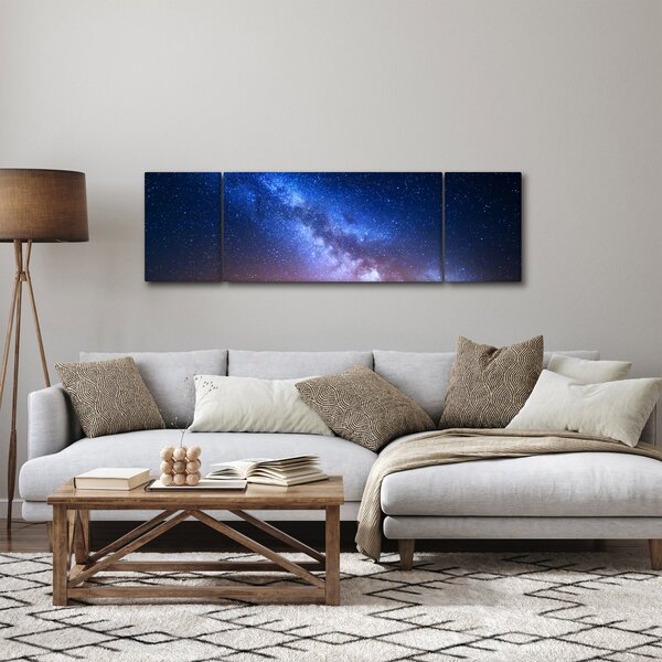 Obraz - Noční krásy hvěžd (170x50 cm)