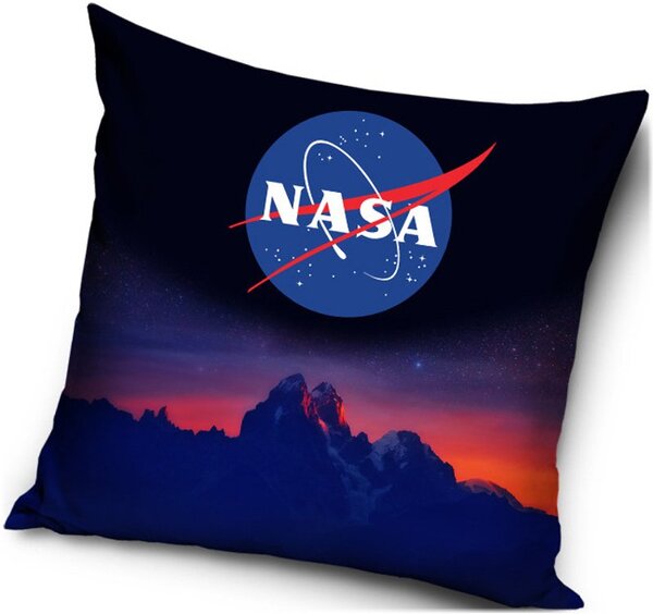 Polštář NASA - měsíční krajina - 40 x 40 cm