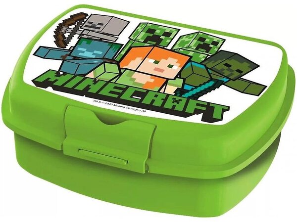Box na svačinu Minecraft s klipsou