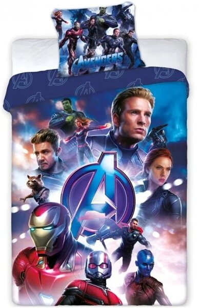 Bavlněné ložní povlečení Avengers - 100% bavlna - 70 x 90 cm + 140 x 200 cm