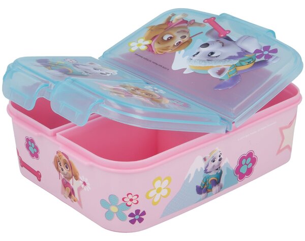 Multibox na svačinu pro holky Tlapková patrola / Paw Patrol se 3 přihrádkami