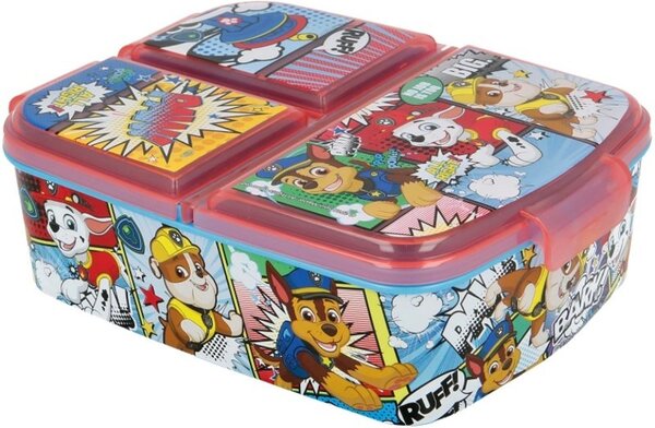 Multibox na svačinu pro kluky Tlapková patrola / Paw Patrol se 3 přihrádkami