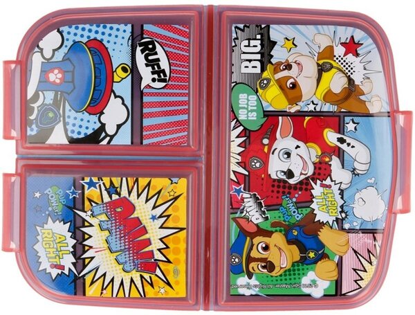 Multibox na svačinu pro kluky Tlapková patrola / Paw Patrol se 3 přihrádkami