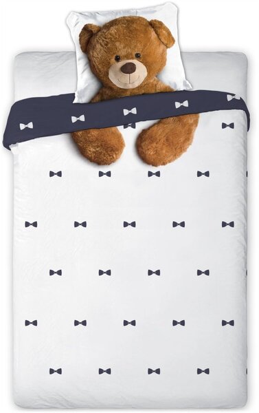 Bavlněné ložní povlečení Medvídek Teddy - 100% bavlna - 70 x 90 cm + 140 x 200 cm