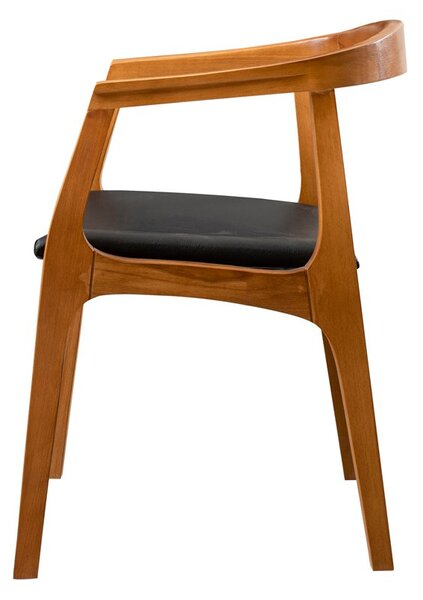 ASIR Židle ALBERO44 ořech, černá