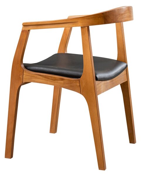 ASIR Židle ALBERO44 ořech, černá