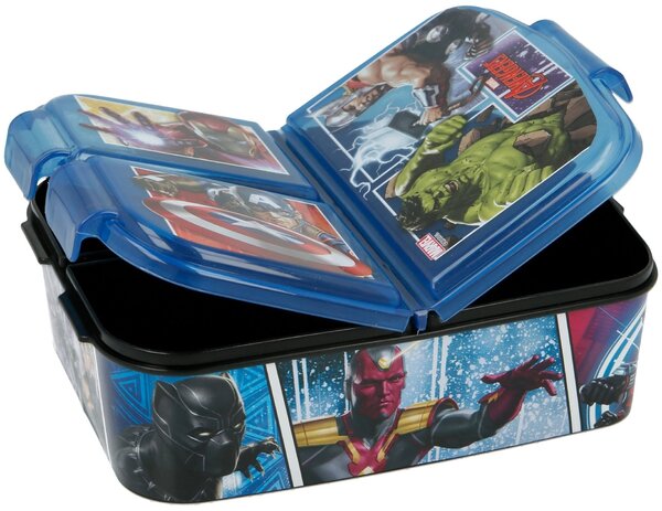 Dětský multibox na svačinu Avengers - MARVEL se 3 přihrádkami