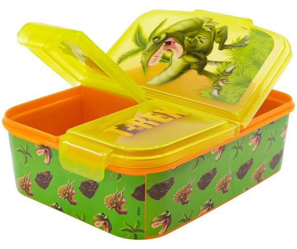 Multibox na svačinu Tyranosaurus Rex se 3 přihrádkami