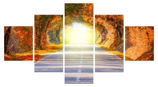 Obraz - Brána z korun stromů (125x70 cm)