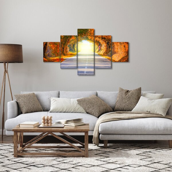 Obraz - Brána z korun stromů (125x70 cm)