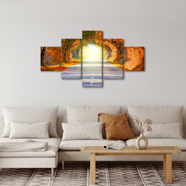 Obraz - Brána z korun stromů (125x70 cm)