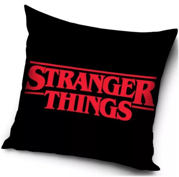 Polštář Stranger Things - motiv Black - 40 x 40 cm