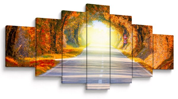 Obraz - Brána z korun stromů (210x100 cm)