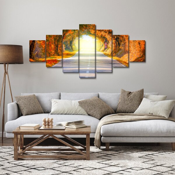 Obraz - Brána z korun stromů (210x100 cm)