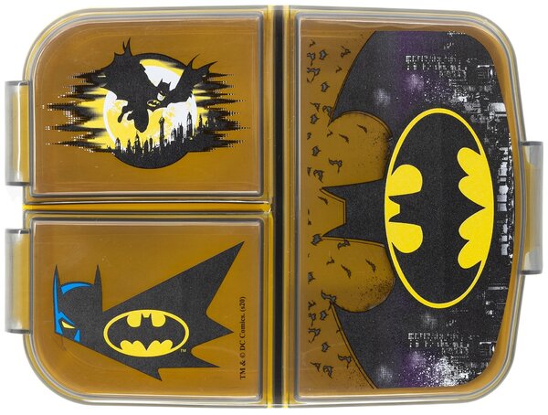 Multibox na svačinu Batman - DC Comics se třemi přihrádkami