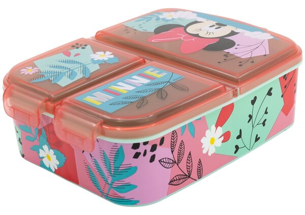 Multibox na svačinu Minnie Mouse - Disney se třemi přihrádkami
